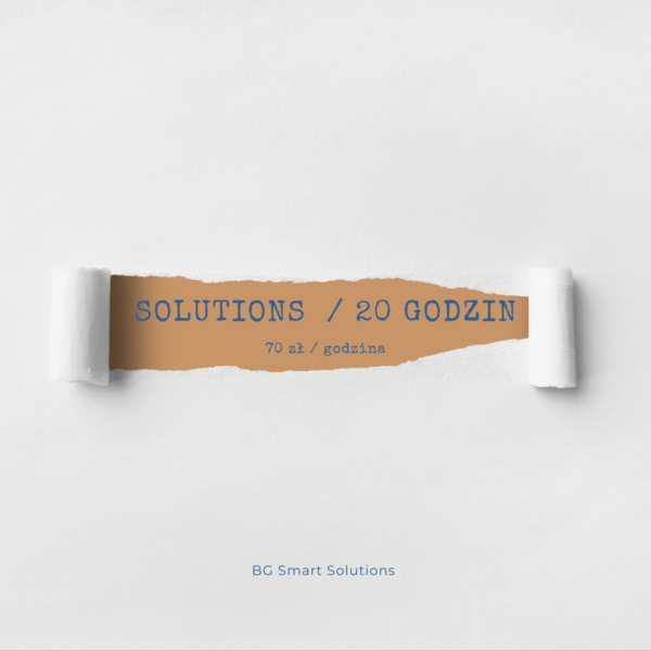 Solutions WA - 20 godzin