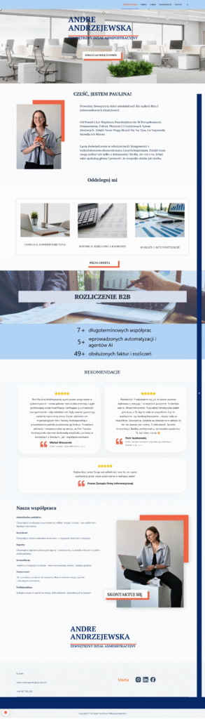 Andre Andrzejewska – Zewnetrzny dzial administracyjny